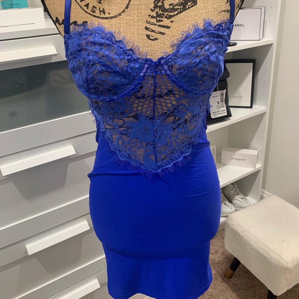 Sexy blue dress